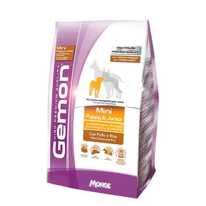 Gemon Mini Cachorro Pollo Y Arroz x 3 Kg