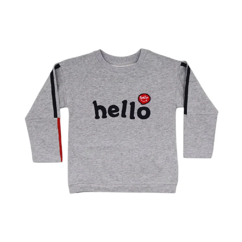 BOYS L/S ROUND NECK T-SHIRT MZW-23 18-24M 0046