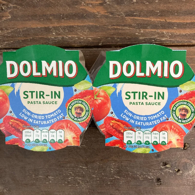 2x Dolmio Light Stir-In Sun Dried Tomato Pasta Sauces (2x150g)