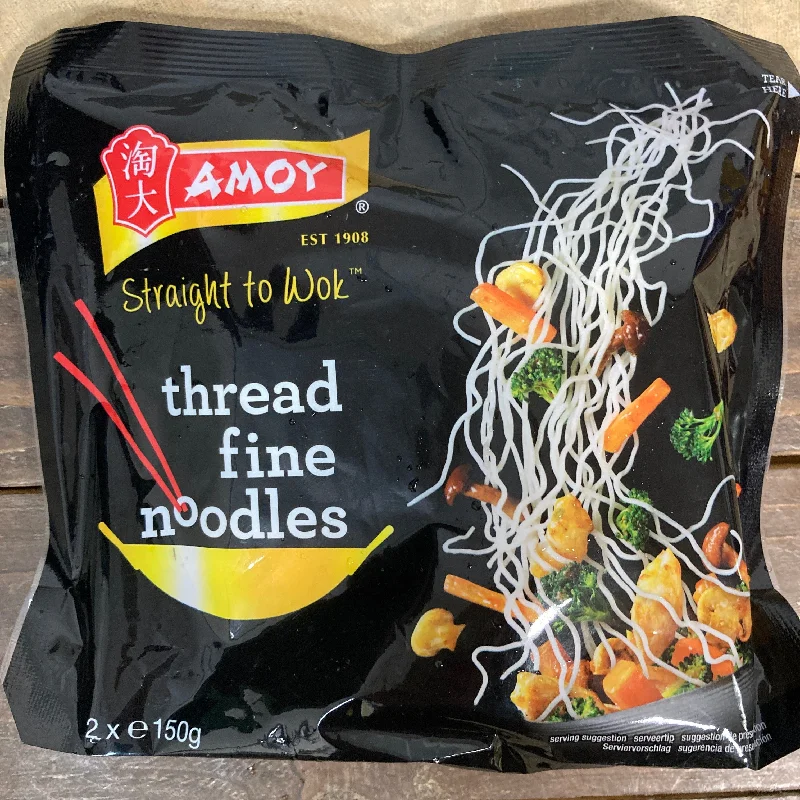 4x Amoy Thread Fine Noodles (2 Packs of 2x150g)