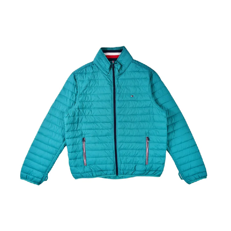 TH MEN L/S QUILTED JACKET 78J1134300 GREEN L (IR)