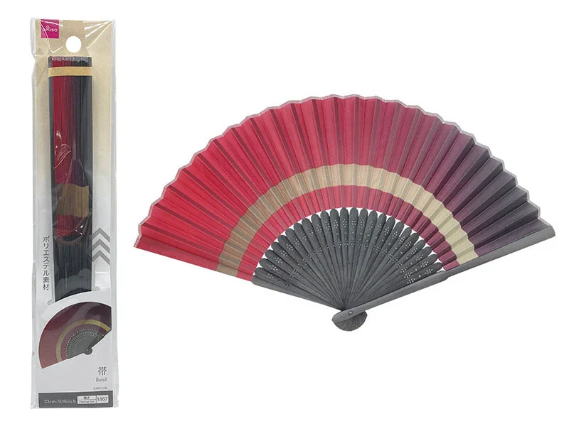 Folding Fan - 9.05in - Band