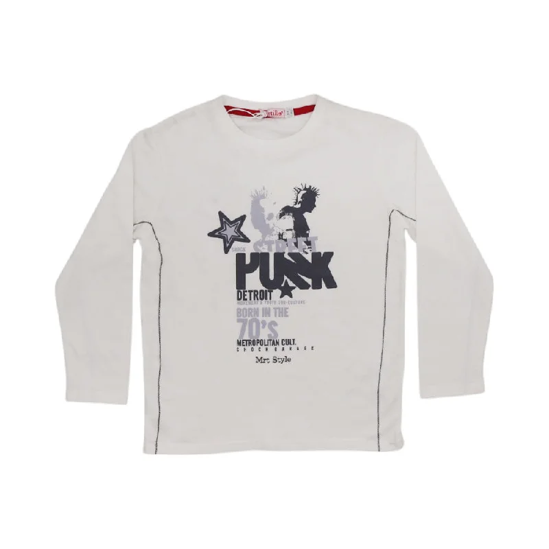BOYS L/S ROUND NECK T-SHIRT MZW-23 5-6 YEAR 0045