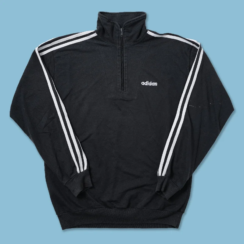 Vintage adidas Q-Zip Sweater Medium