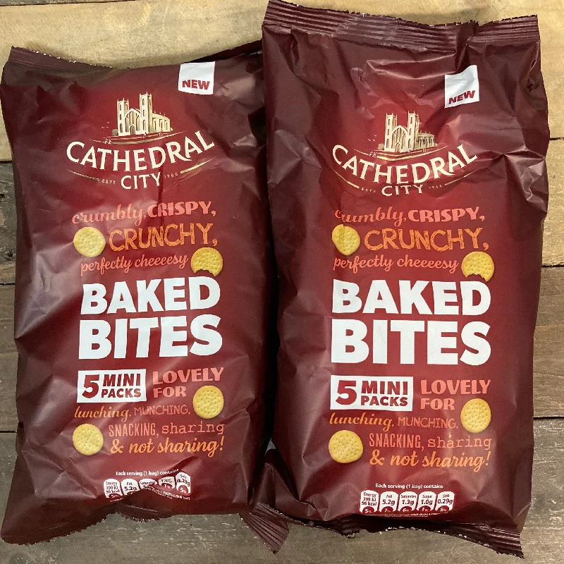 10x Cathedral City Baked Bites Bags (2 Packs of 5)