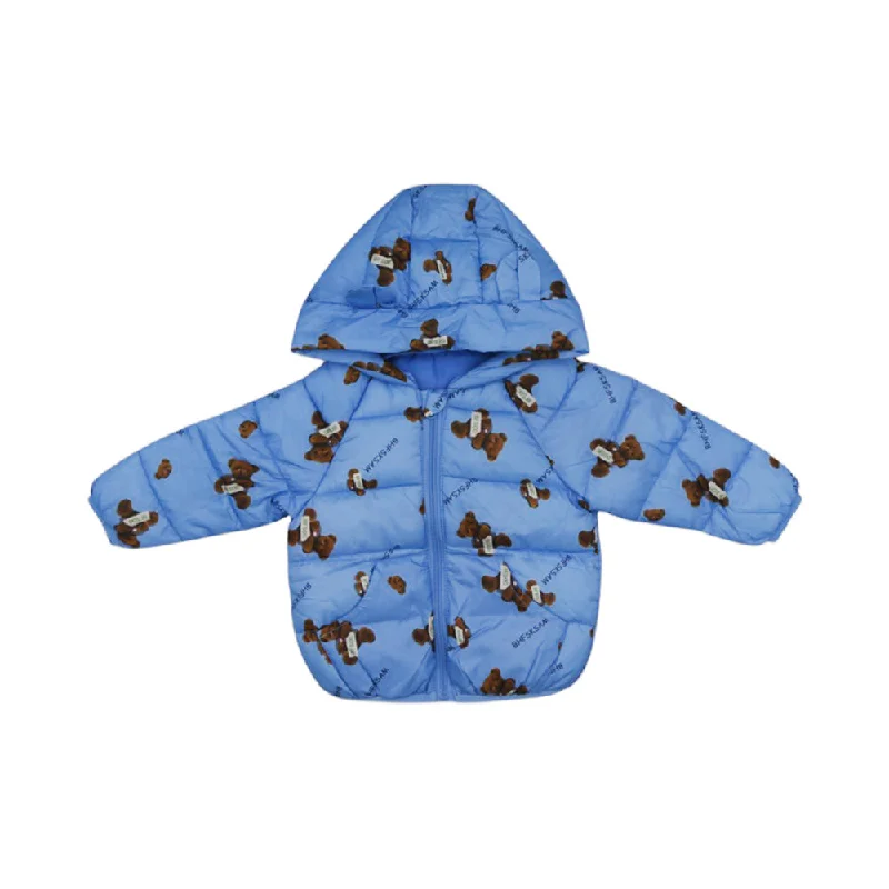 BOYS L/S PUFFER JACKET HOODED MZW-24 3-6M 63