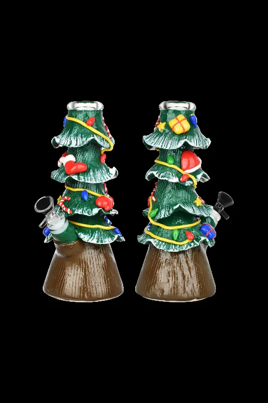 Christmas Tree Beaker Water Pipe