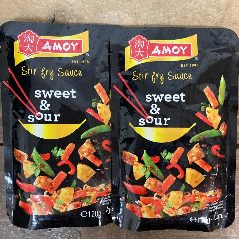 2x Amoy Stir Fry Tangy Sweet And Sour Sauce (2x120g)