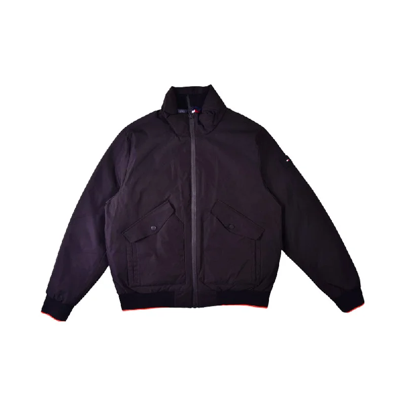 TH MEN L/S PUFFER JACKET 152AP755 BLK L  (IR.W)