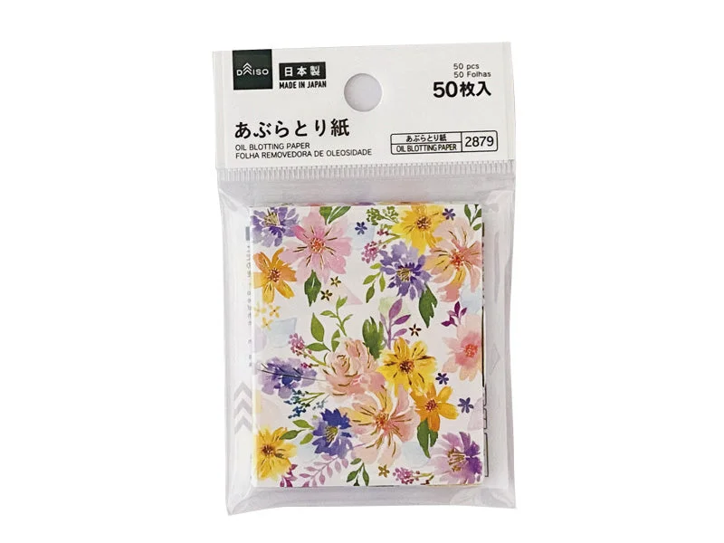 OIL BLOTTING PAPER POP-UP TYPE FLOWER