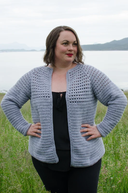 Simple Top Down Raglan Cardigan (Crochet)