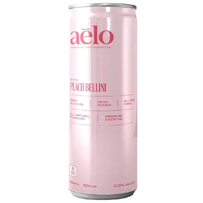 Aēlo Alcohol Free Peach Bellini - 355ml