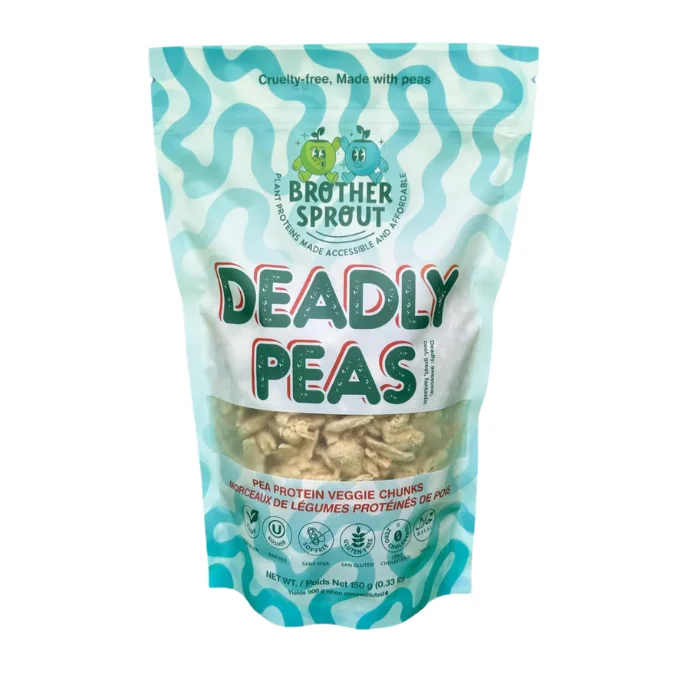 Brother Sprout 'Deadly Peas' Pea Protein Veggie Chunks - 150g