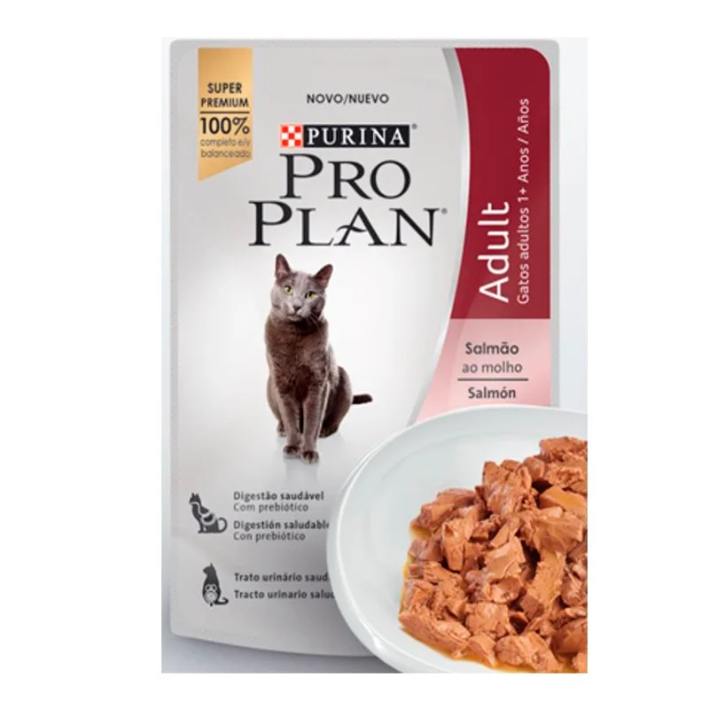 Pro Plan Gato Adulto Pouch De Salmón x 85 Gr