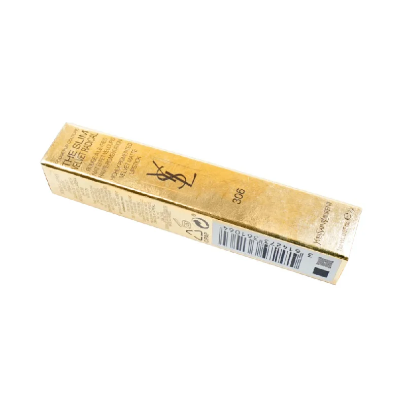 YSL - ROUGE PUR COUTURE SLIM VELVET RADICAL 306 RED URGE