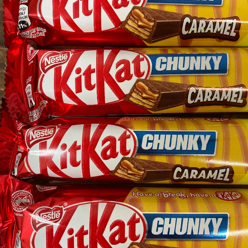 12x KitKat Chunky Caramel Chocolate Bars (12x43.5g)