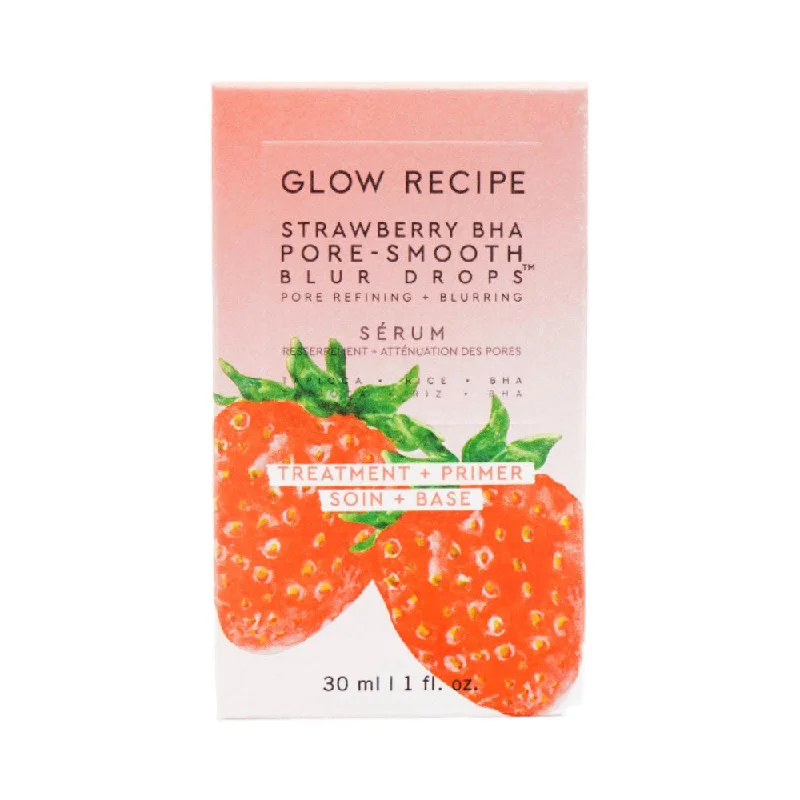 GLOW RECIPE STRAWBERRY BHA PORE SMOOTH BLUR DROPS SERUM 30ML