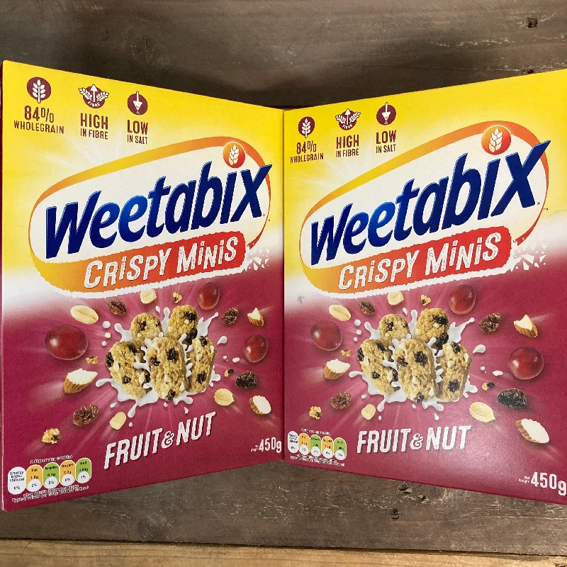 2x Weetabix Crispy Minis Fruit & Nut Cereal (2x450g)