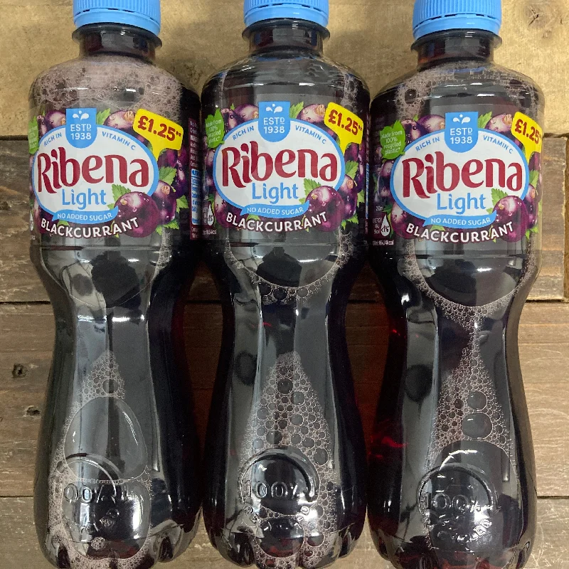6x Ribena Light Blackcurrant Juice Drink (6x500ml)