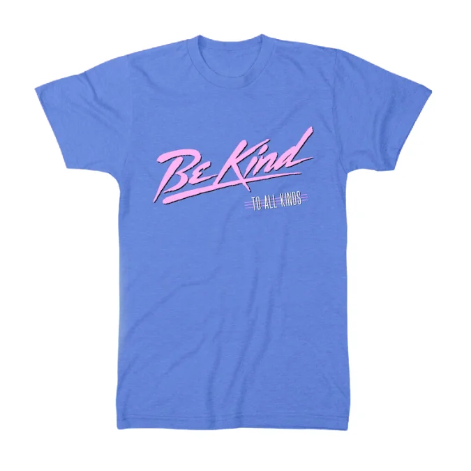 Vegan Power Co 'Be Kind to All Kinds' Blue Lavender Unisex T-Shirt