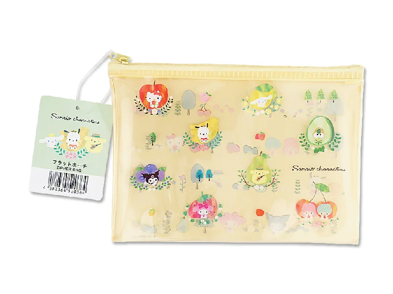 Flat pouch Sanrio Characters Fruit