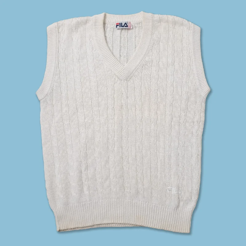 Vintage Fila Knit Vest Medium