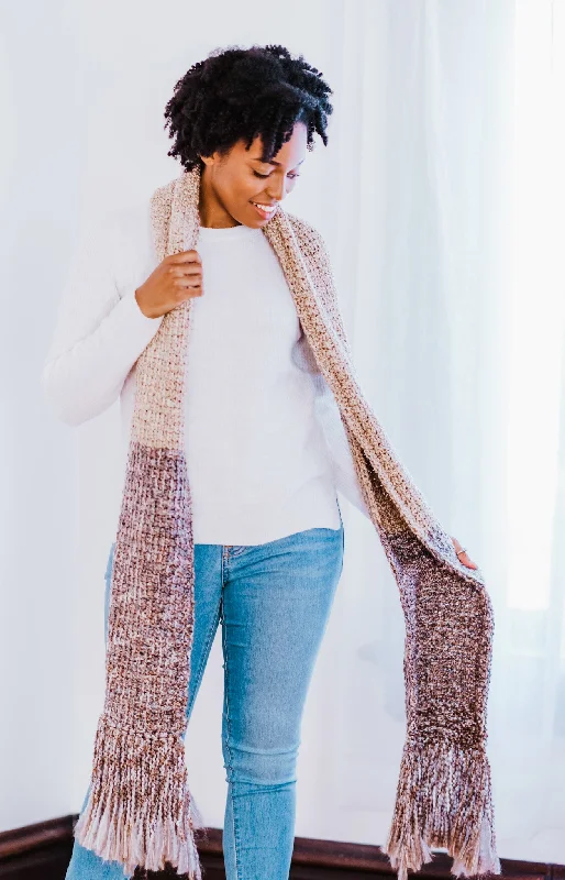 Crochet Kit - Bobbi Fringe Scarf