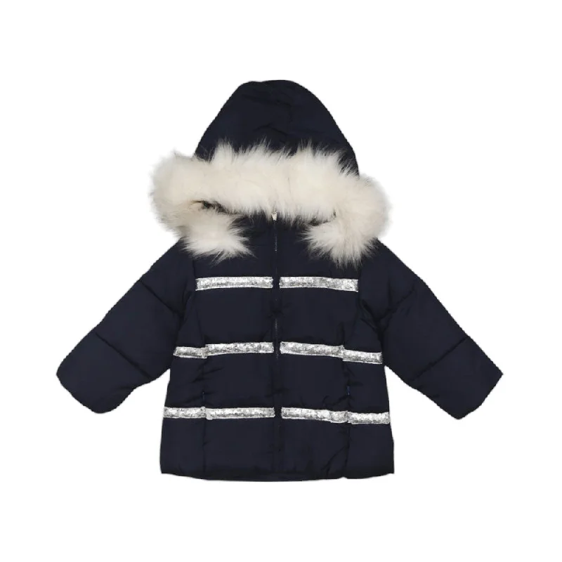 GIRLS L/S JACKET QUILTED WITH HOOD IR JY317 MW-21 2-3 YEAR