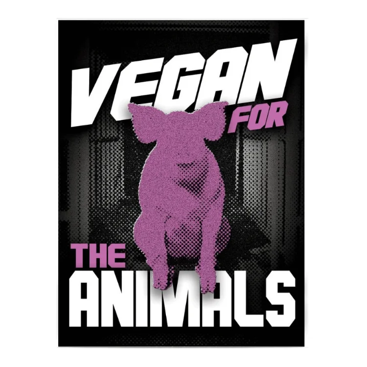 Renegade Stickers 'Vegan for the Animals' Sticker