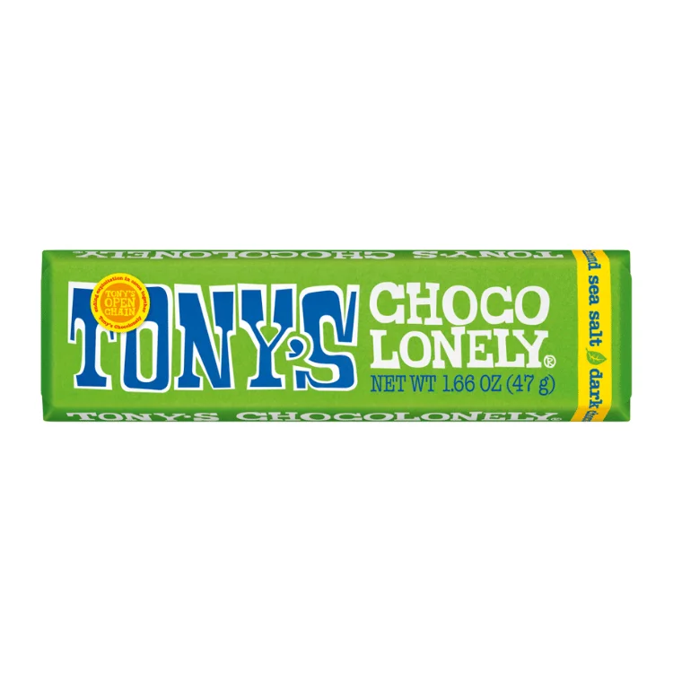 Tony's Chocolonely 51% Dark Almond Sea Salt Chocolate Mini Bar - 47g