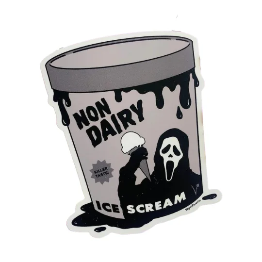 Vegan Power Co 'Non Dairy Ice Scream' Sticker