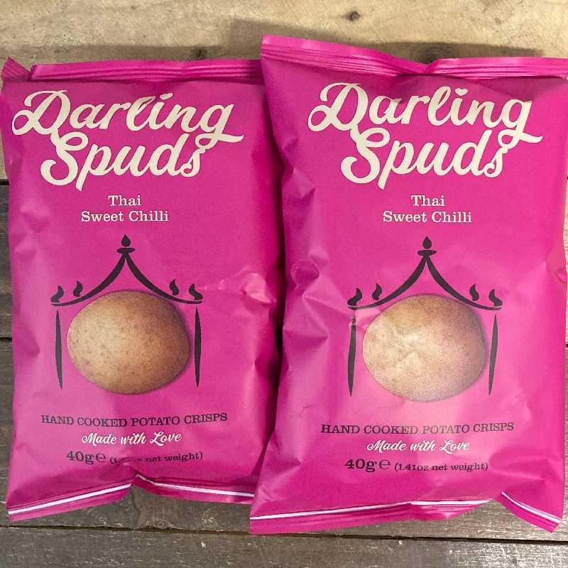 12x Darling Spuds Thai Sweet Chilli Crisps (12x40g)