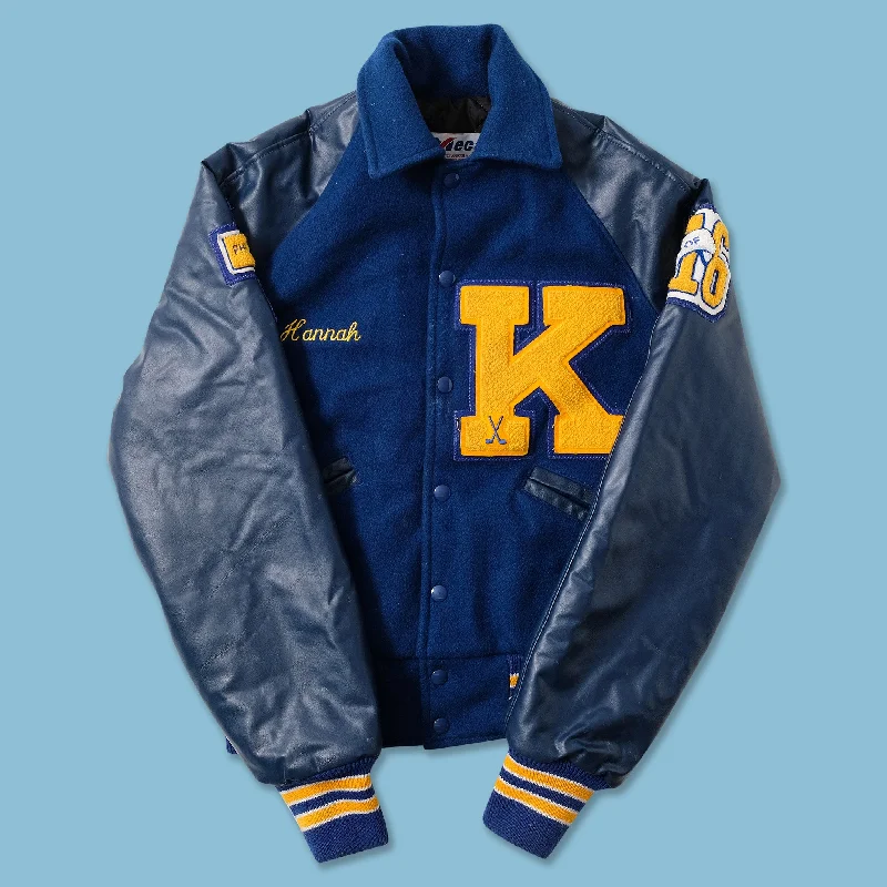 Women's Wool Leather Varsity Jacket XSmall