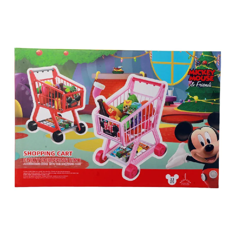 D071 DISNEY MICKEY MOUSE SHOPPING CART  D