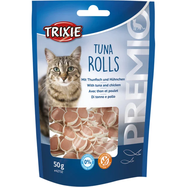 Trixie Premio Tuna Rolls Cat Treat  50 gm - Pack of 5