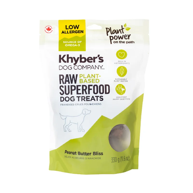 Khyber's Peanut Butter Bliss Dog Treats - 330g