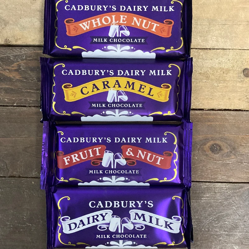 8x Cadbury Dairy Milk Classic Collection Bars (2 Packs of 4 Bars)