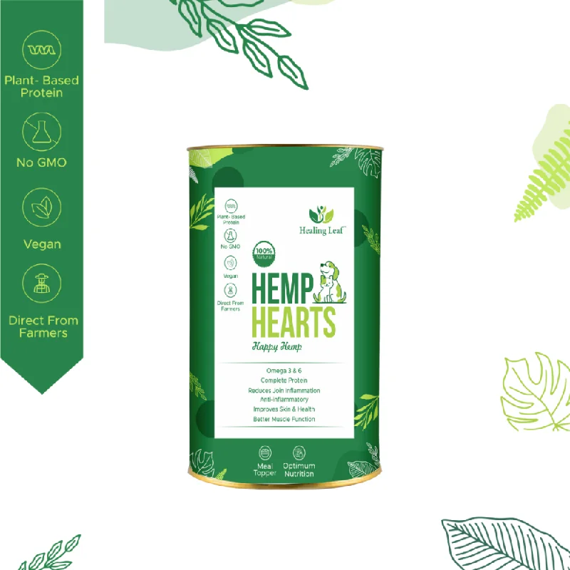 Healing Leaf Hemp Hearts for Dogs and Cats (Limited Shelf Life)