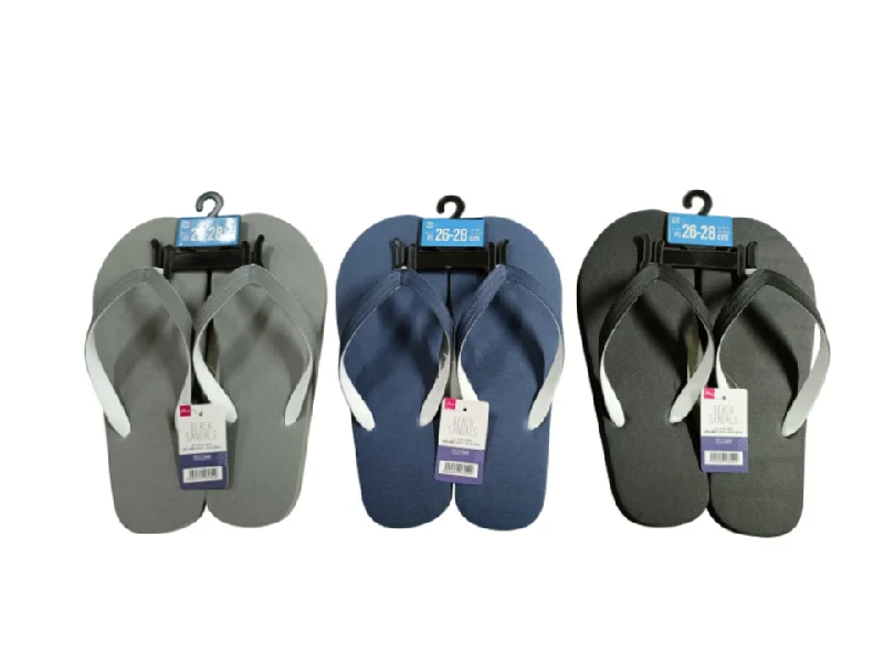 Beach Sandals Plain Strap Bicolor EU 41-44