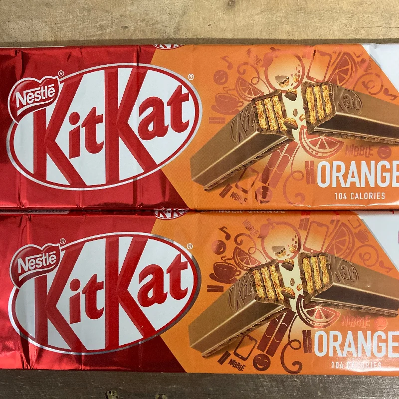 27x KitKat 2 Finger Orange Chocolate Bars (3 Packs of 9x20.7g)