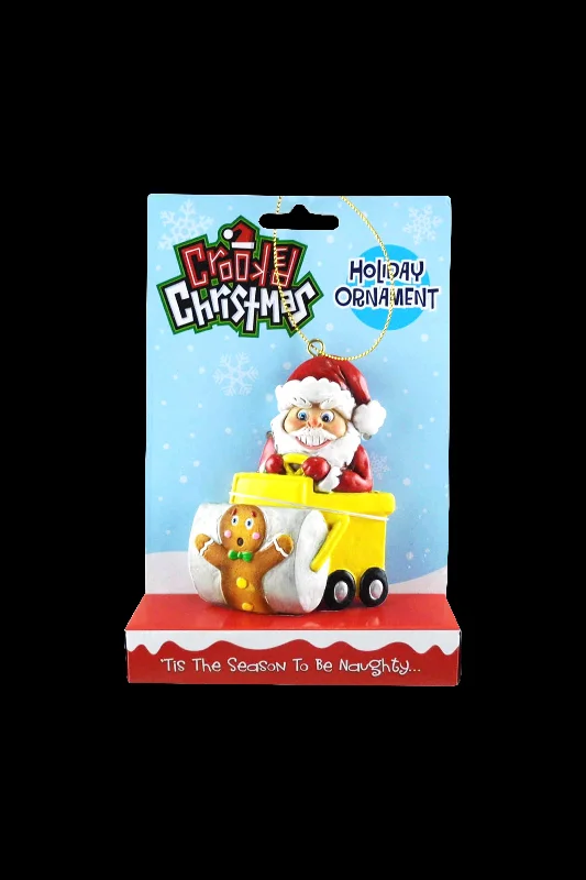 Crooked Christmas Holiday Ornament