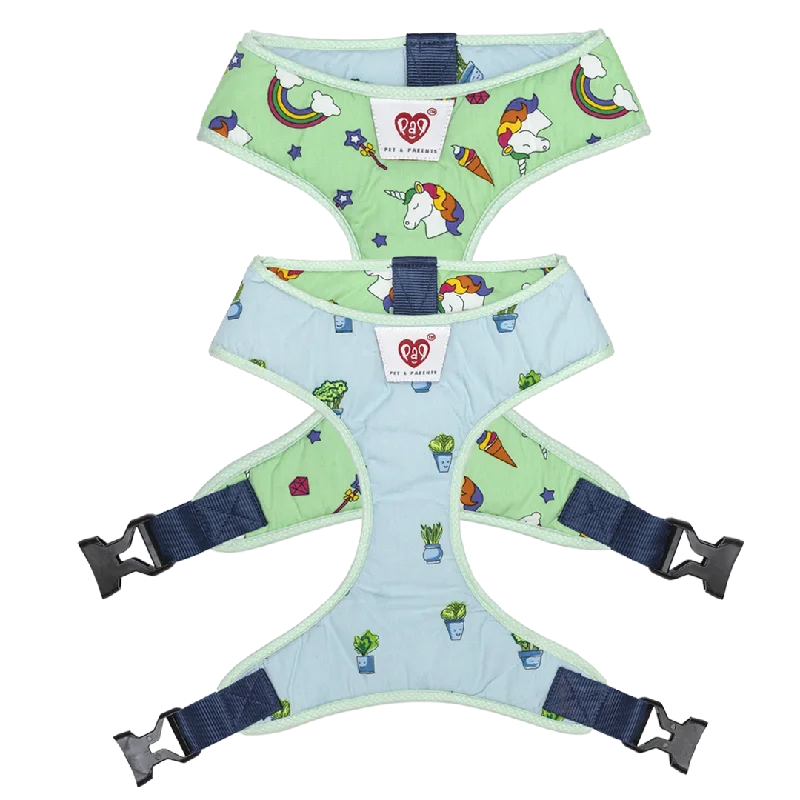 Pet And Parents Little Plant’s Wonderland Reversible Harness for Dogs