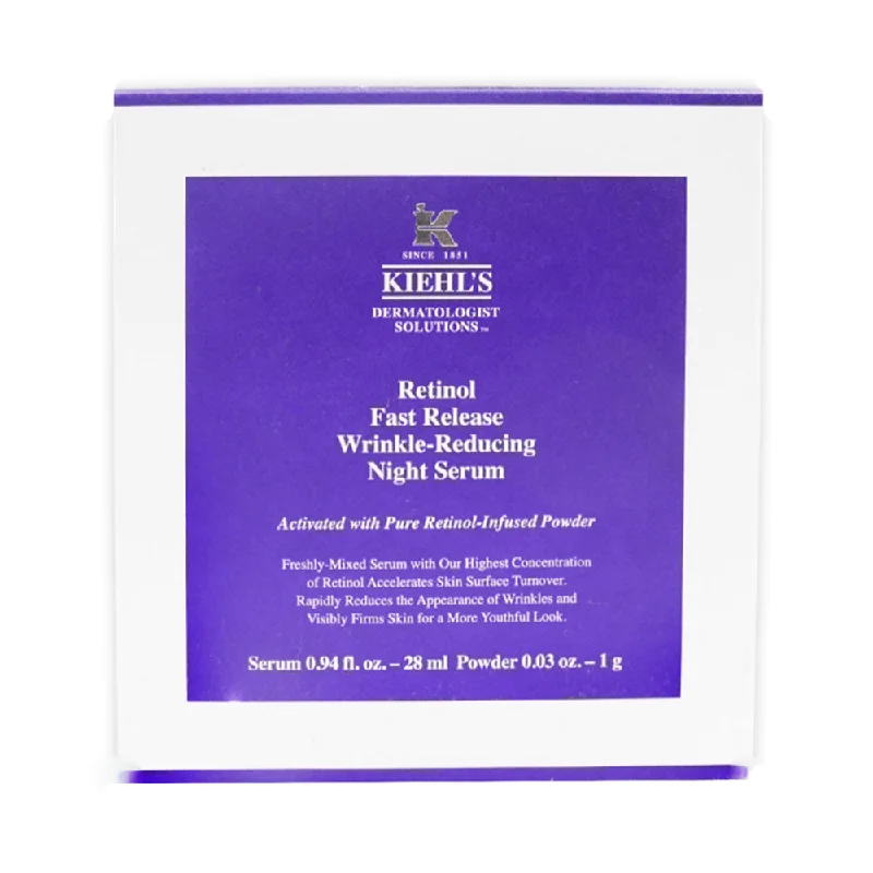 KIEHLS SET RETINOL FAST RELEASE WRINKLE REDUCING NIGHT SERU