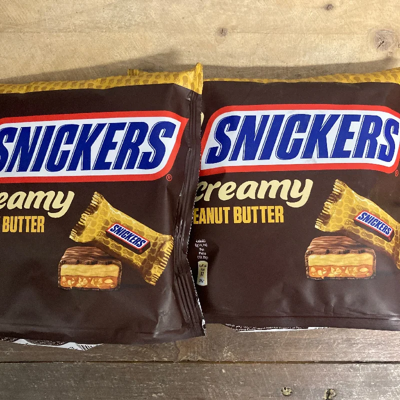 20x Snickers Creamy Peanut Butter Chocolate Bars (2 Packs of 10 Bars)