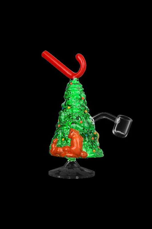 Christmas Tree with Candy Cane Dab Rig