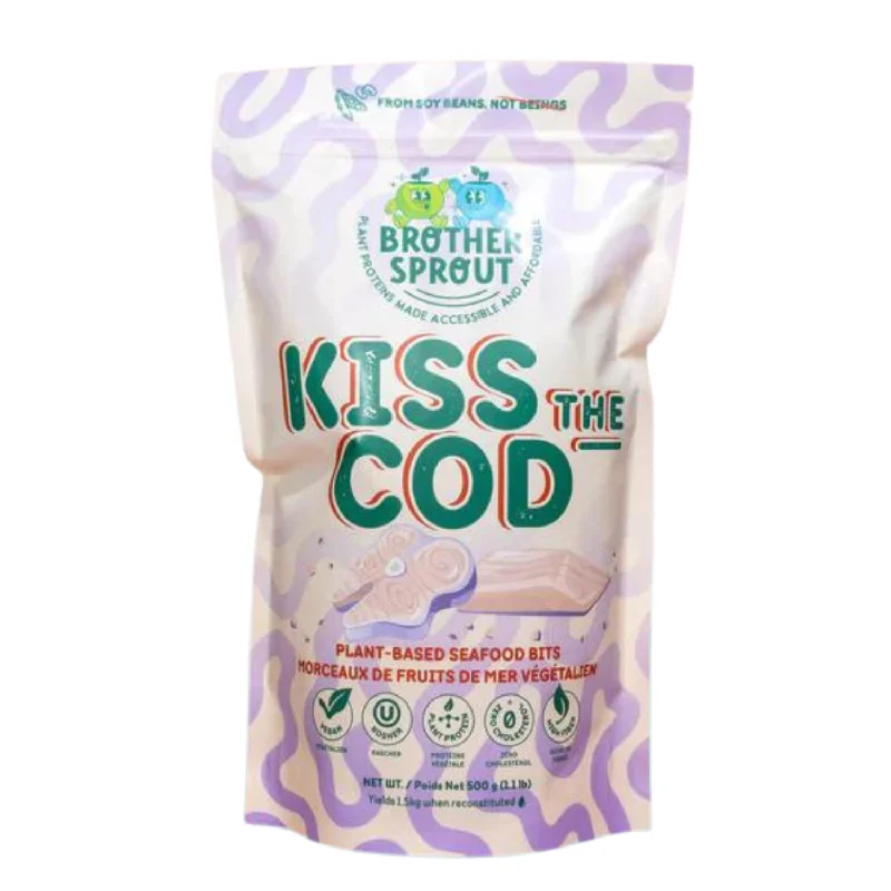Brother Sprout Kiss Da Cod Plant-Based Seafood Bits - 500g