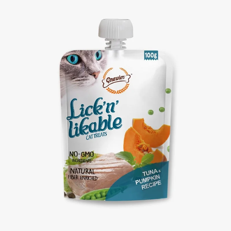 Gnawlers Lick n Lickables ( Tuna & Pumpkin ) Recipe - 100g - Pack of 5