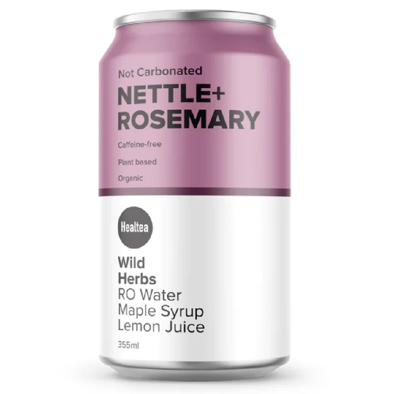 Healtea Non-Sparkling Nettle + Rosemary Tea Beverage - 355ml