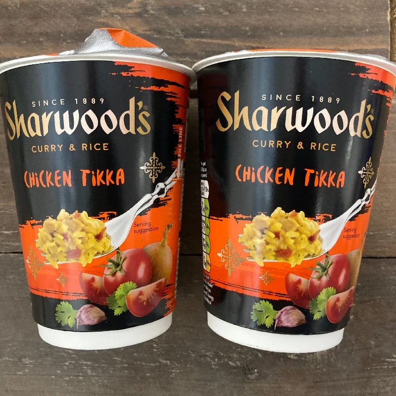 2x Sharwoods Chicken Tikka Rice Pots (2x70g)