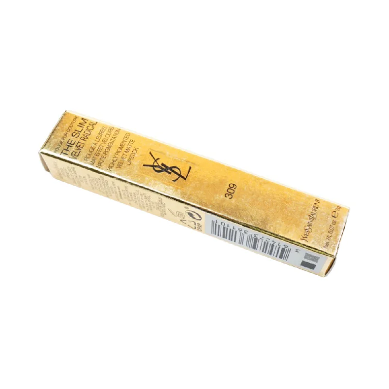 YSL - ROUGE PUR COUTURE SLIM VELVET RADICAL 308 FATAL CARMIN